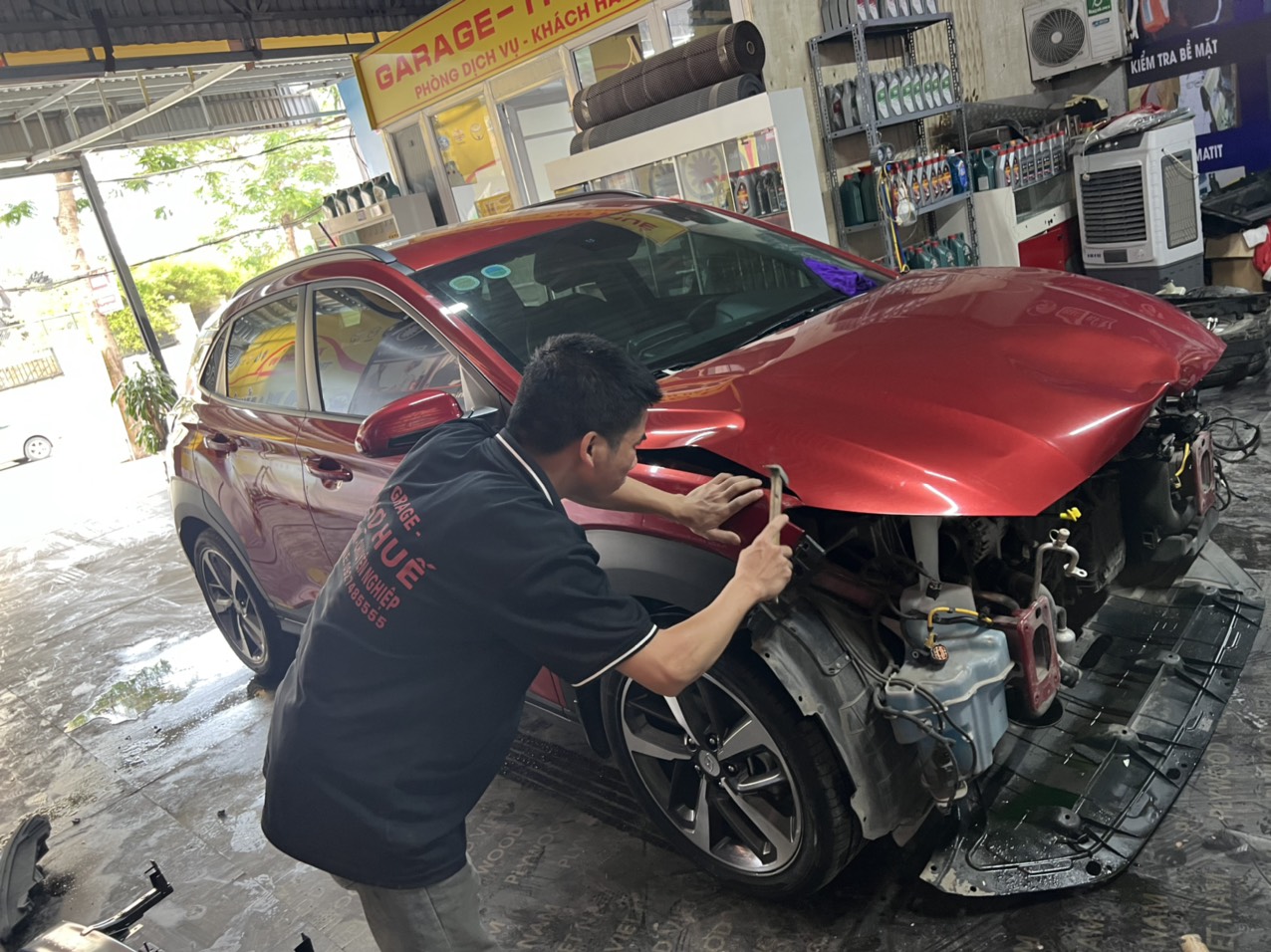 Báo giá dịch vụ sơn xe ô tô tại Gara Thợ Huế